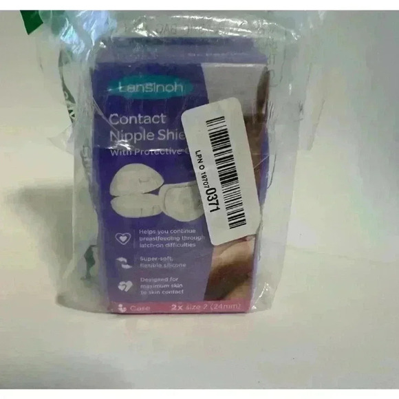 Lansinoh Nipple Shields Size 2 / Set of 2 / 24 mm - Picture 5 of 5